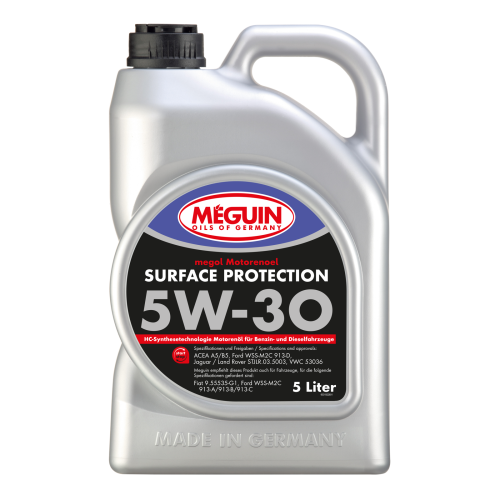 Моторна олива MEGUIN megol Surface Protection 5W-30, 5 л