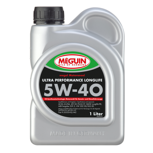 Моторна олива MEGUIN megol Ultra Performance Longlife 5W-40, 1 л