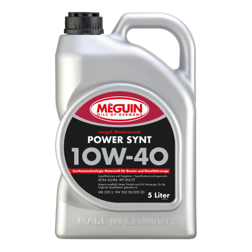 Моторна олива MEGUIN megol Power Synt 10W-40, 5 л