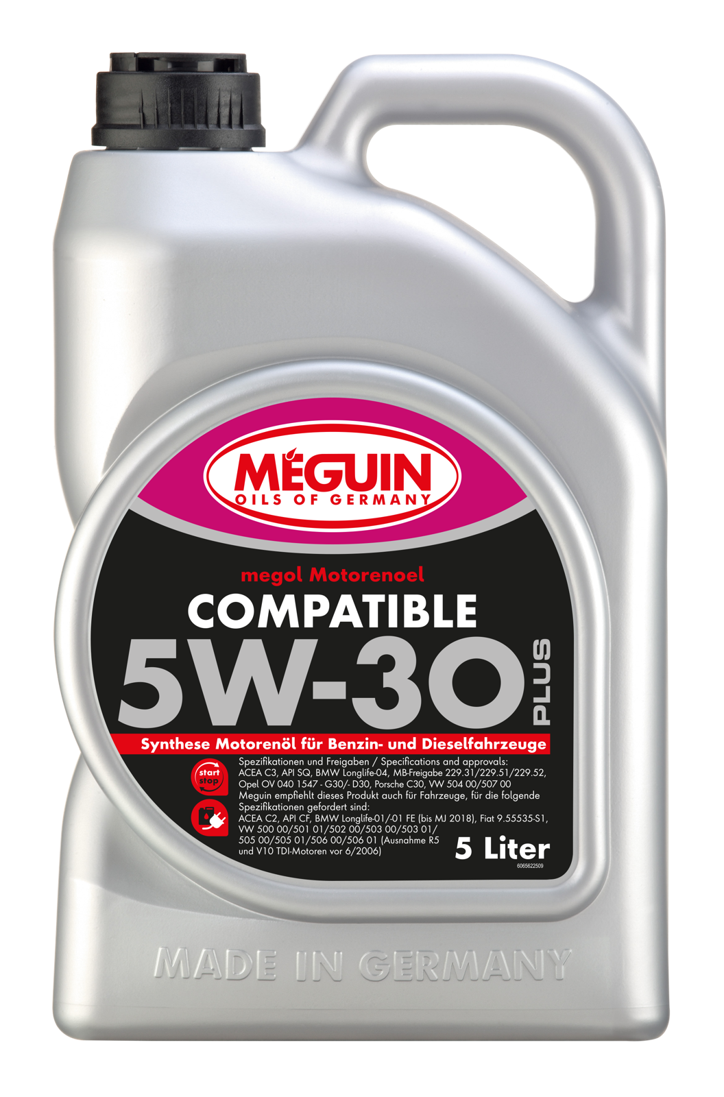 Моторна олива MEGUIN megol Compatible 5W-30 Plus, 5 л