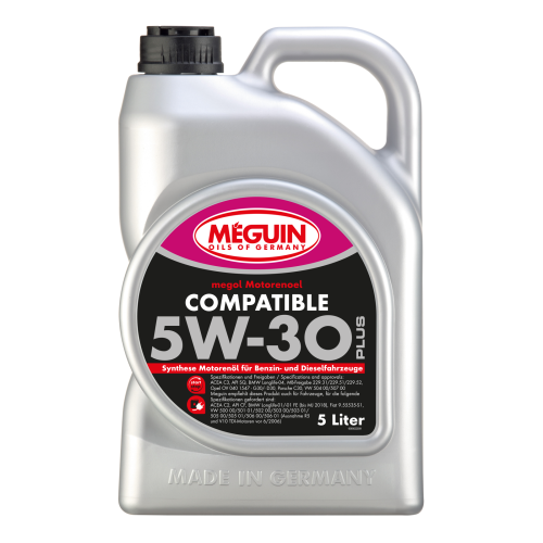 Моторна олива MEGUIN megol Compatible 5W-30 Plus, 5 л