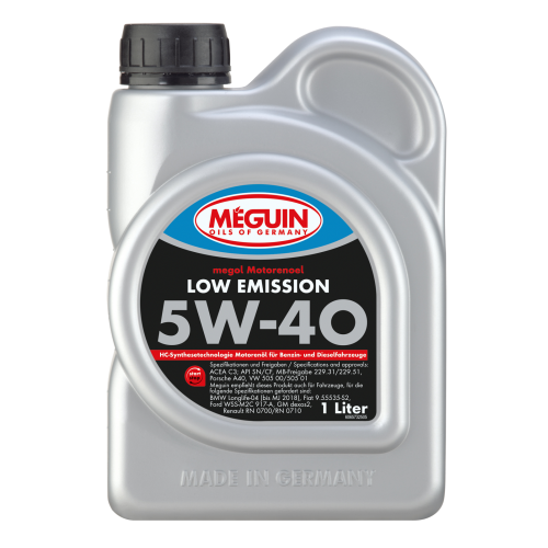 Моторна олива MEGUIN megol Low Emission 5W-40, 1 л
