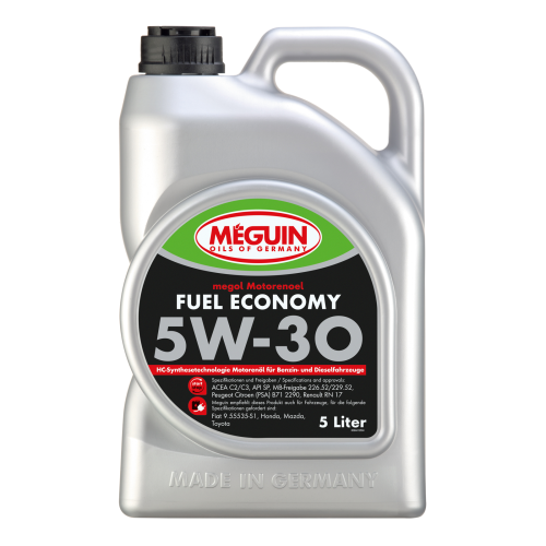 Моторна олива MEGUIN megol Fuel Economy 5W-30, 5 л