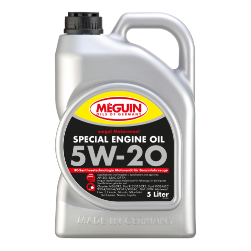 Моторна олива MEGUIN megol Special Engine Oil 5W-20, 5 л